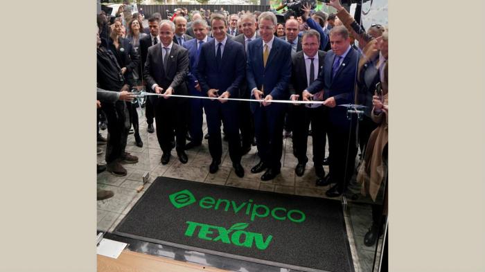 Εγκαίνια της 1ης μονάδας παραγωγής μηχανημάτων ανταποδοτικής ανακύκλωσης στην Ε Εγκαίνια της 1ης μονάδας παραγωγής μηχανημάτων ανταποδοτικής ανακύκλωσης στην Ελλάδα της Envipco-TEXAN