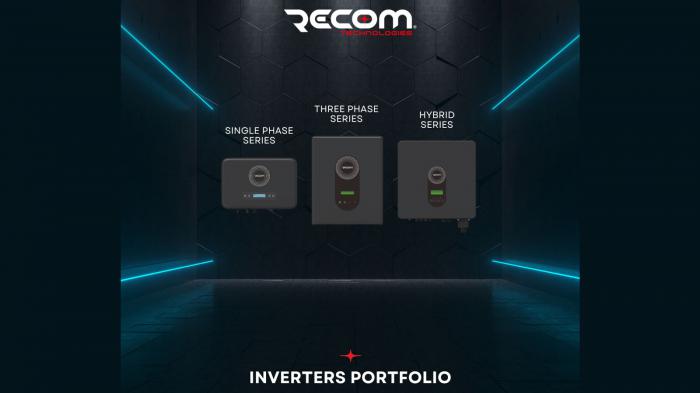 Οι vέοι φωτοβολταϊκοί inverters της RECOM για οικιακές, εμπορικές και βιομηχανικές εφαρμογές