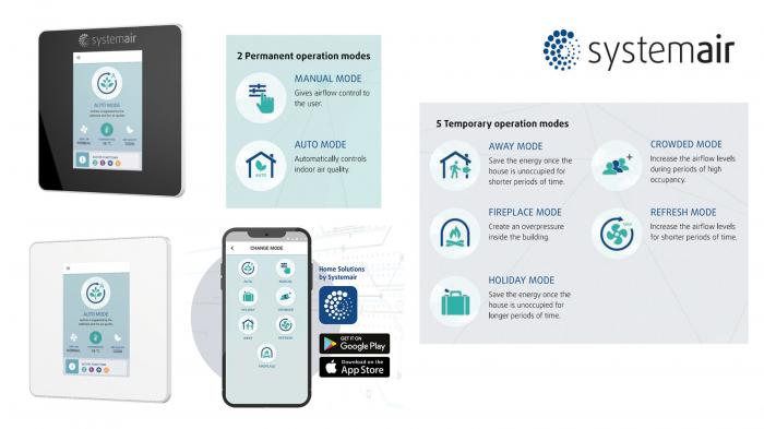 O σουηδικός οίκος Systemair, είναι ένας από τους πρωτοπόρους και πιο δυναμικούς στα συστήματα Αερισμού και Ανάκτησης Ενέργειας