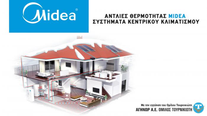 Αντλίες Θερμότητας MIDEA  - Συστήματα Κεντρικού Κλιματισμού