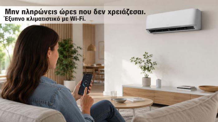 Έξυπνο κλιματιστικό: Πώς το Wi-Fi μειώνει τη σπατάλη