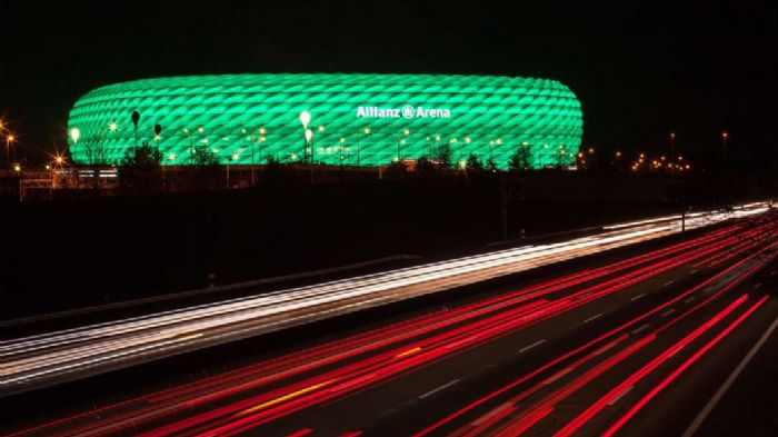 To Allianz Arena αποκτά πρόσοψη από LED!