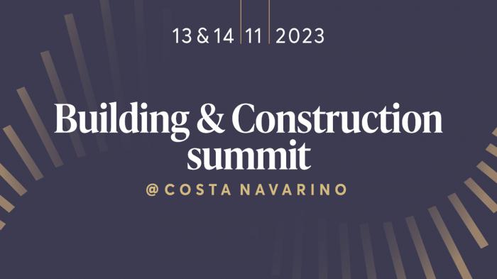 Ο κλάδος των κατασκευών στο Costa Navarino στις 13 & 14 Νοεμβρίου 2023