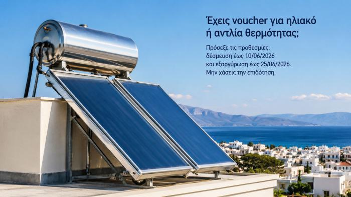 Η προθεσμία που δεν πρέπει να χάσετε. Αν ψάχνετε Ηλιακό ή Αντλία θερμότητας για Η προθεσμία που δεν πρέπει να χάσετε. Αν ψάχνετε Ηλιακό ή Αντλία θερμότητας για το σπίτι