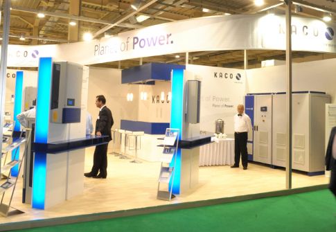 Ο χώρος της KACO new energy GmbH στην 7η διεθνή έκθεση 7η Διεθνή Έκθεση Energy Photovoltaic 2012. 