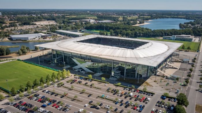 Το έργο θα εγκατασταθεί στο γήπεδο Volkswagen Arena κατά την διάρκεια του χειμερινού διαλείμματος των ποδοσφαιρικών αγώνων.