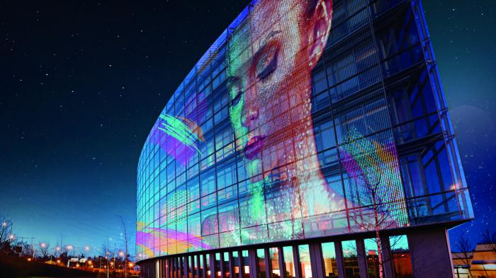 Eπαναστατικό LG Transparent Colour LED Film 