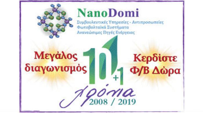Η NanoDomi γιορτάζει και χαρίζει!
