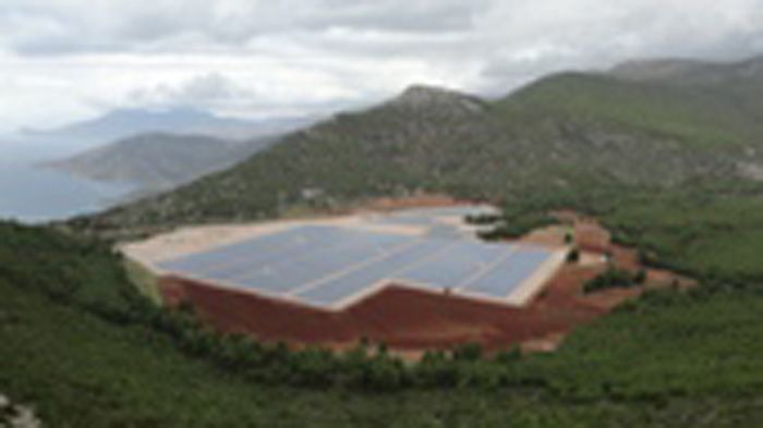 Φωτοβολταϊκό σύστημα ισχύος 1,5 MW στην Αττική.