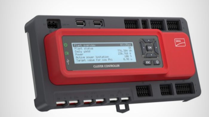 Nέο SMA Cluster Controller από την SMA Solar Technology