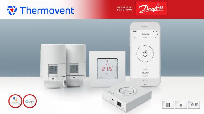 Σύστημα ασύρματου ελέγχου Danfoss Ally™ από την Thermovent