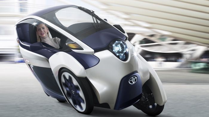 Τρίκυκλο και ηλεκτροκίνητο είναι το νέο concept της Toyota που ονομάζεται i-Road.