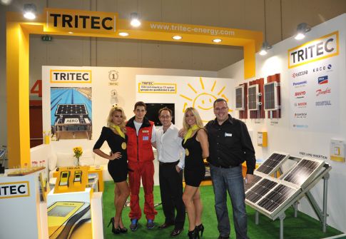 To περίπτερο της TRITEC στην 7η διεθνή έκθεση “Energy Photovoltaic 2012″.